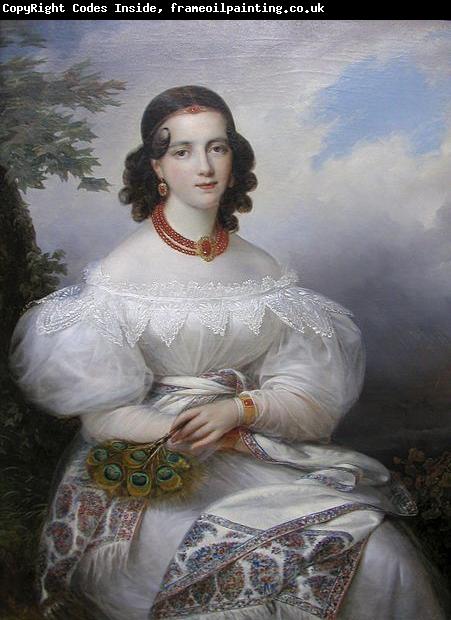Francois Joseph Kinson Portrait of a German Princess